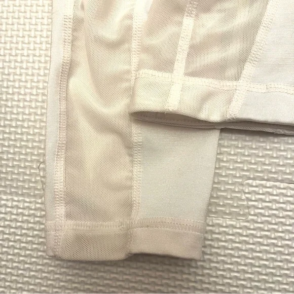 Lululemon Define Jacket White Mesh Panel Zip Up Size 6 - Picture 6 of 13